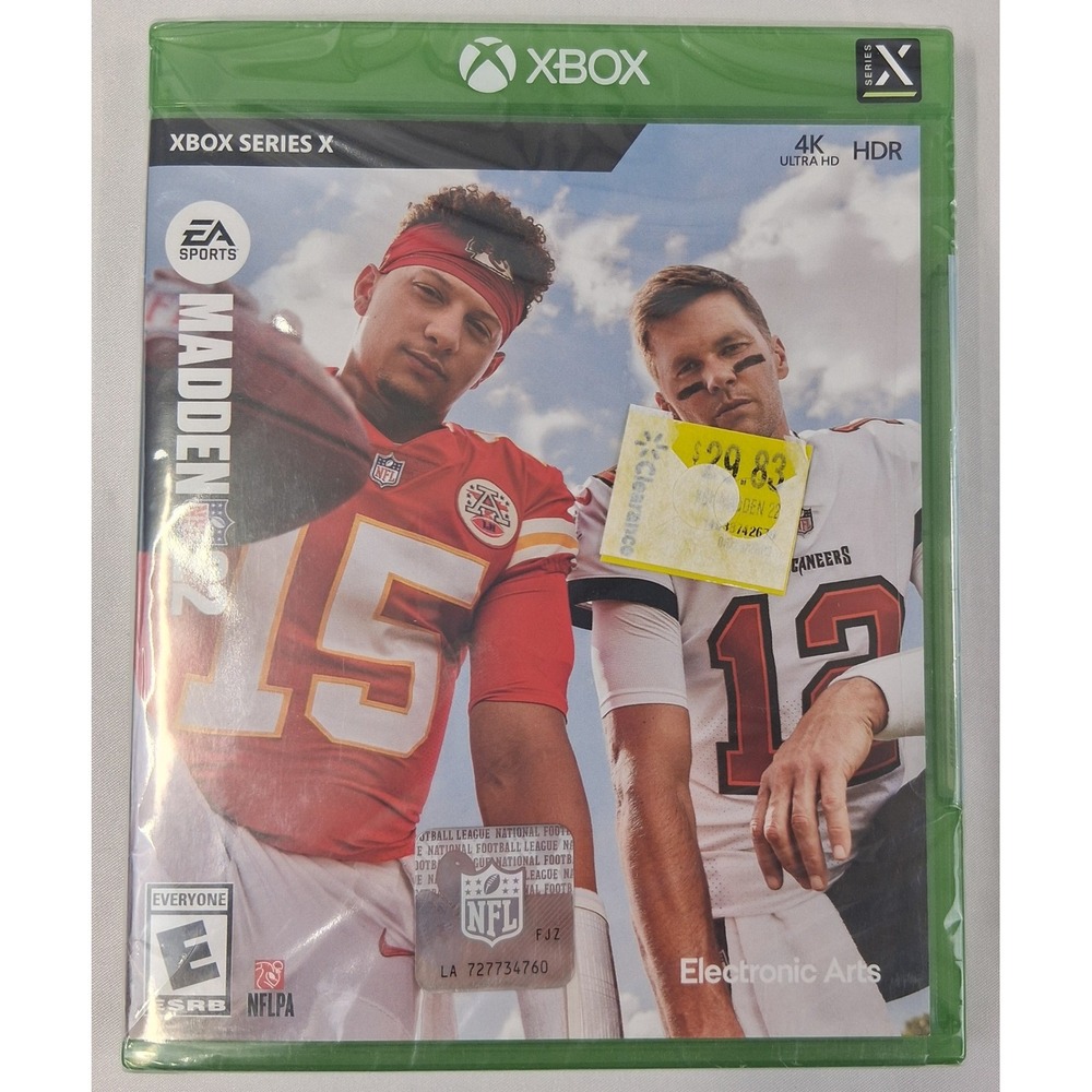 Madden NFL 22 Video Game for‎ Xbox Series X 4K Ultra HD HDR NEW